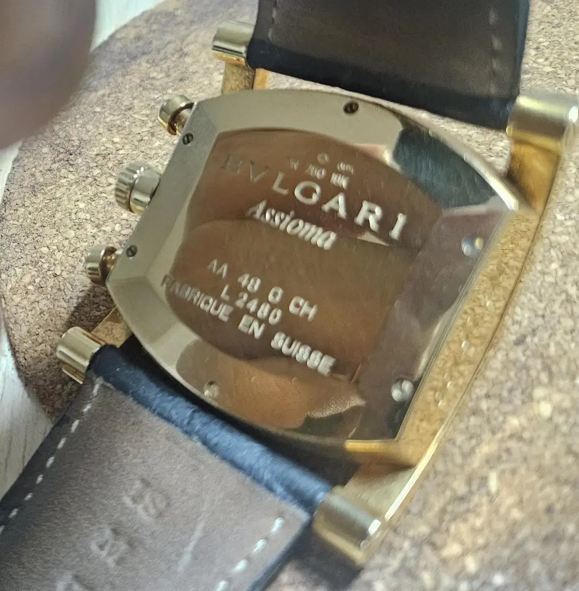 불가리 아시오마 크로노 48mm 로즈골드 한정판 99/16