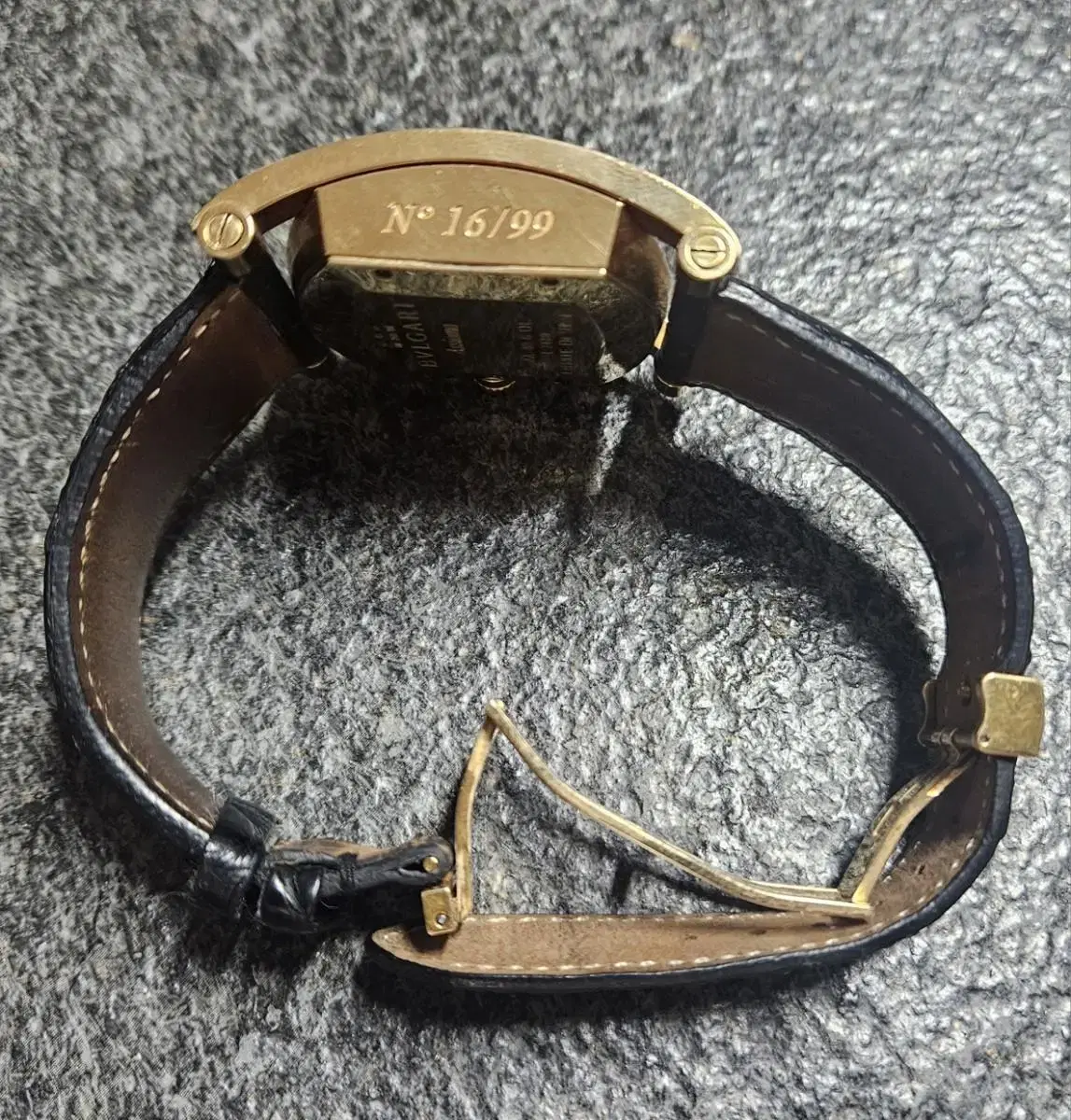 불가리 아시오마 크로노 48mm 로즈골드 한정판 99/16