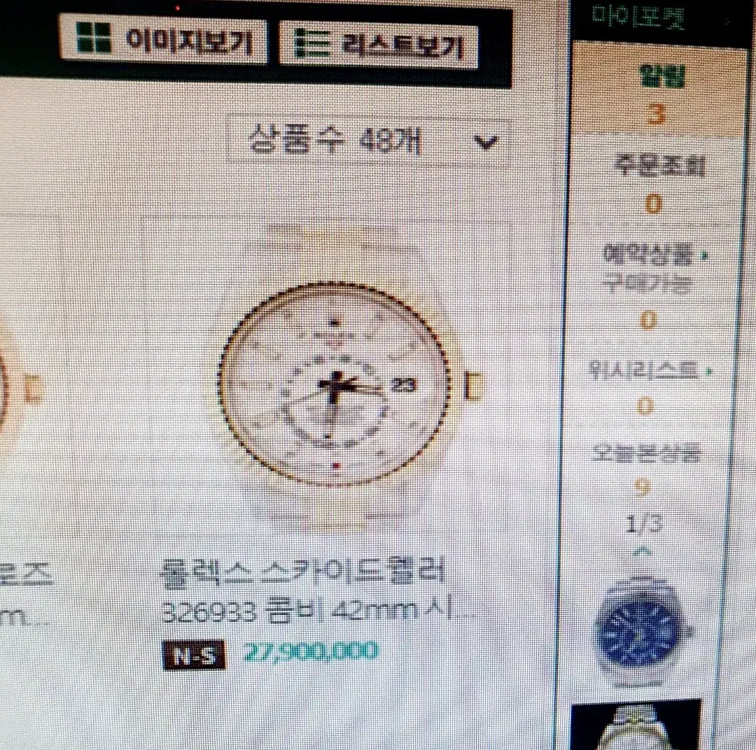 로렉스 스카이드웰러 42mm 2876만