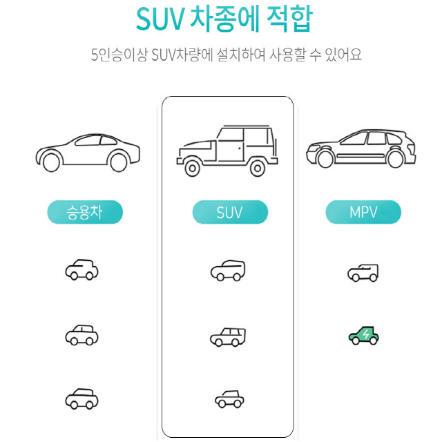 감성캠핑 에어매트 차박매트 SUV 전 기종